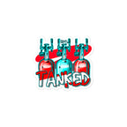 Official Beach Bum Bubble-free stickers- Tanked