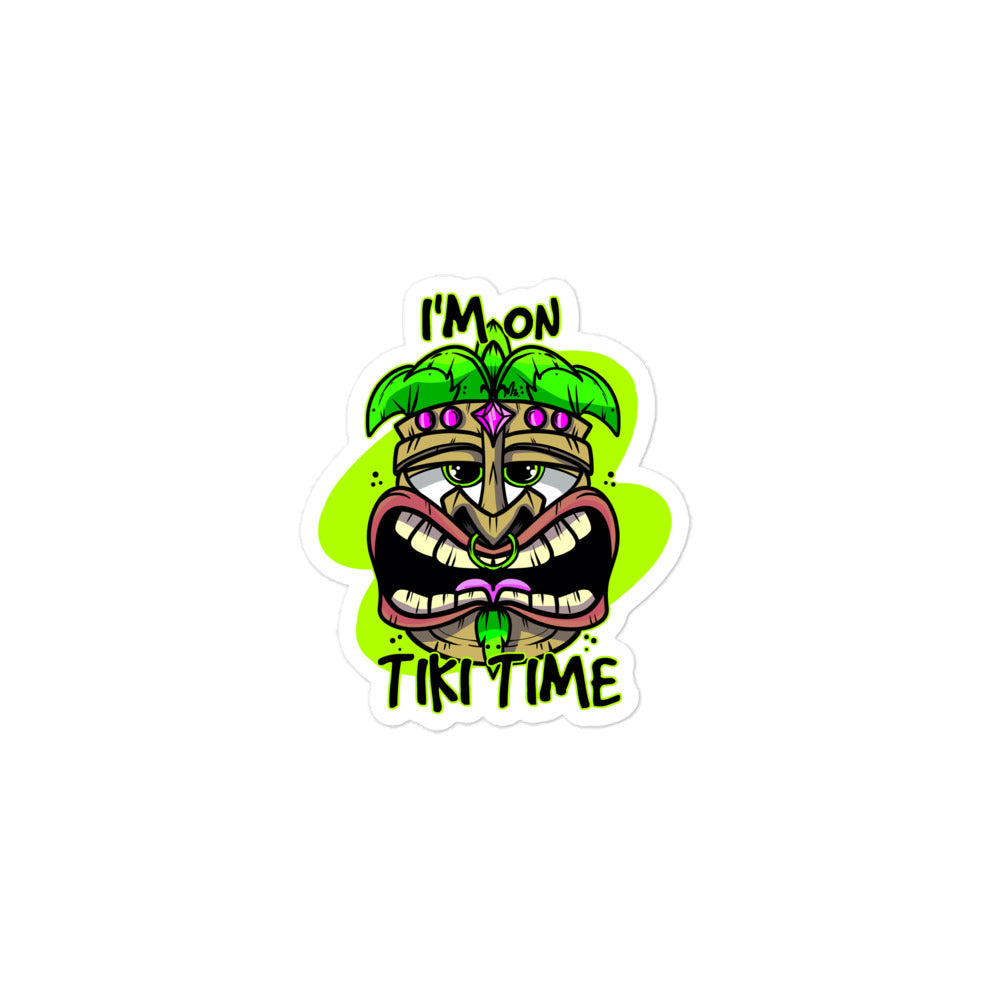 Official Beach Bum Bubble-free stickers- Tiki Time