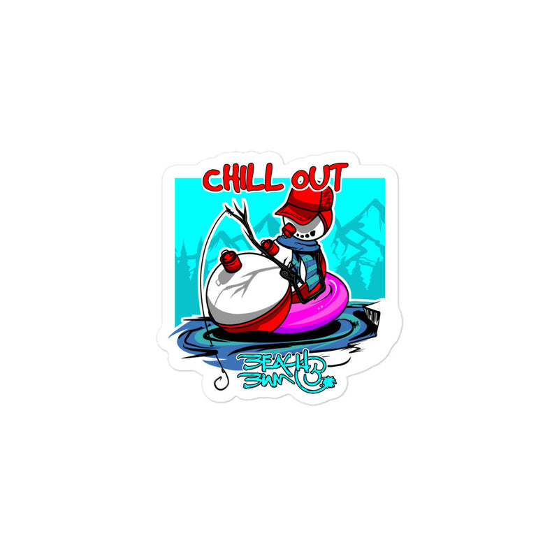 Official Beach Bum Bubble-free stickers- Chill Out