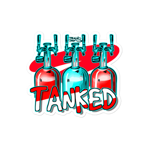Official Beach Bum Bubble-free stickers- Tanked
