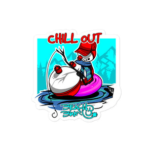 Official Beach Bum Bubble-free stickers- Chill Out