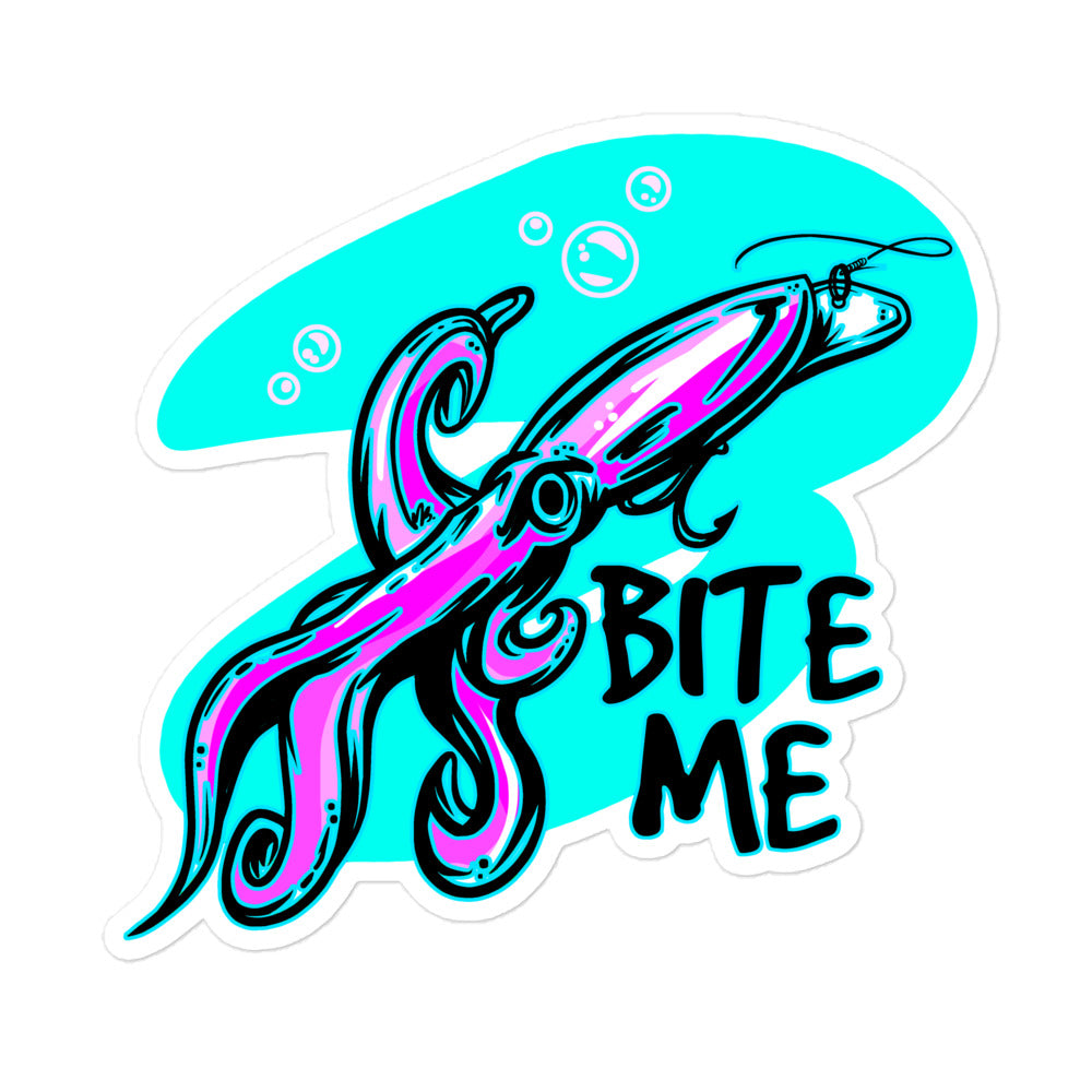 Official Beach Bum Bubble-free stickers- Bite Me