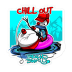 Official Beach Bum Bubble-free stickers- Chill Out
