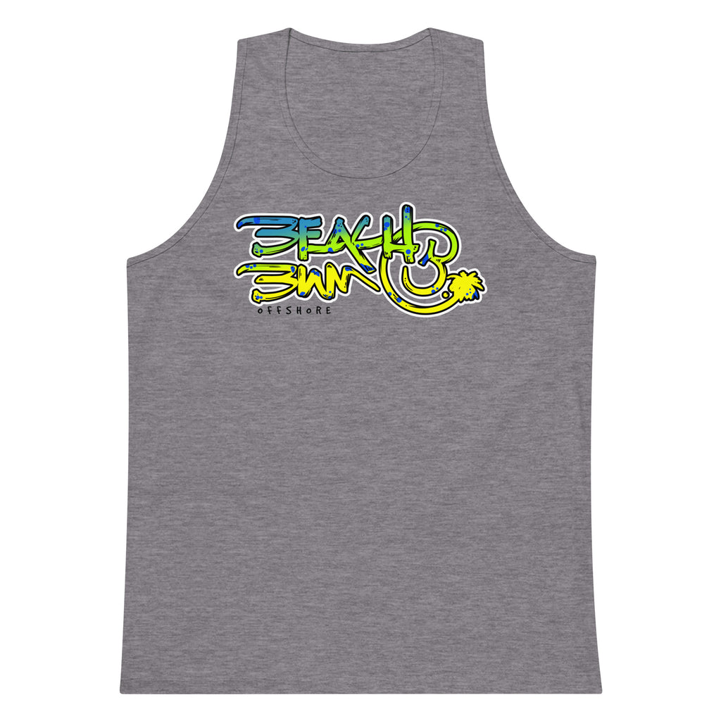 Official Beach Bum Tank- Compact Logo Mahi Offshore