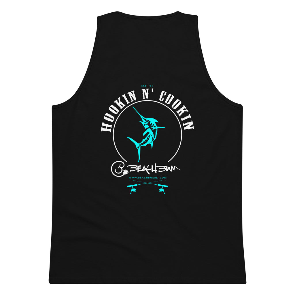 Official Beach Bum Tank- Hookin N' Cookin (Art on Back)