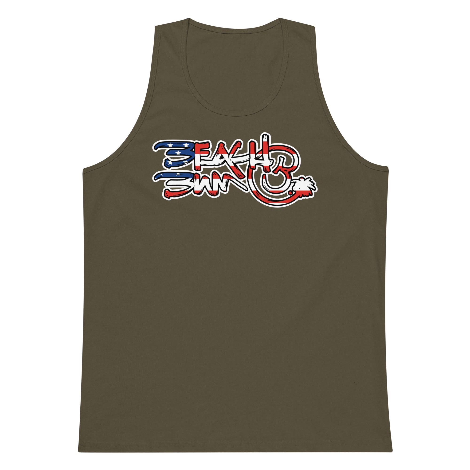 Official Beach Bum Tank- Compact Logo USA