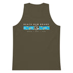 Official Beach Bum Tank- Blue Hibiskus