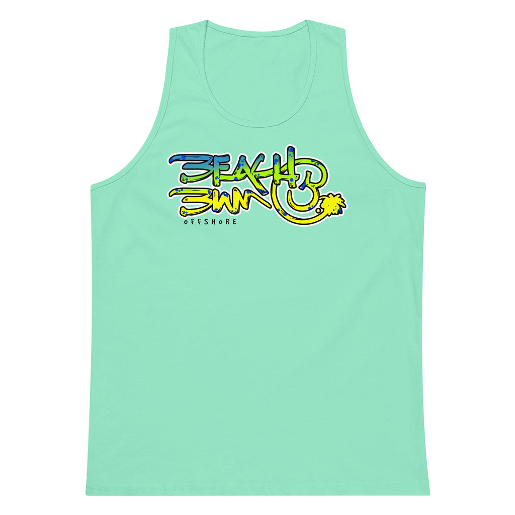 Official Beach Bum Tank- Compact Logo Mahi Offshore