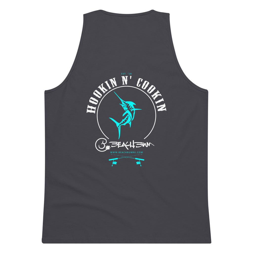 Official Beach Bum Tank- Hookin N' Cookin (Art on Back)