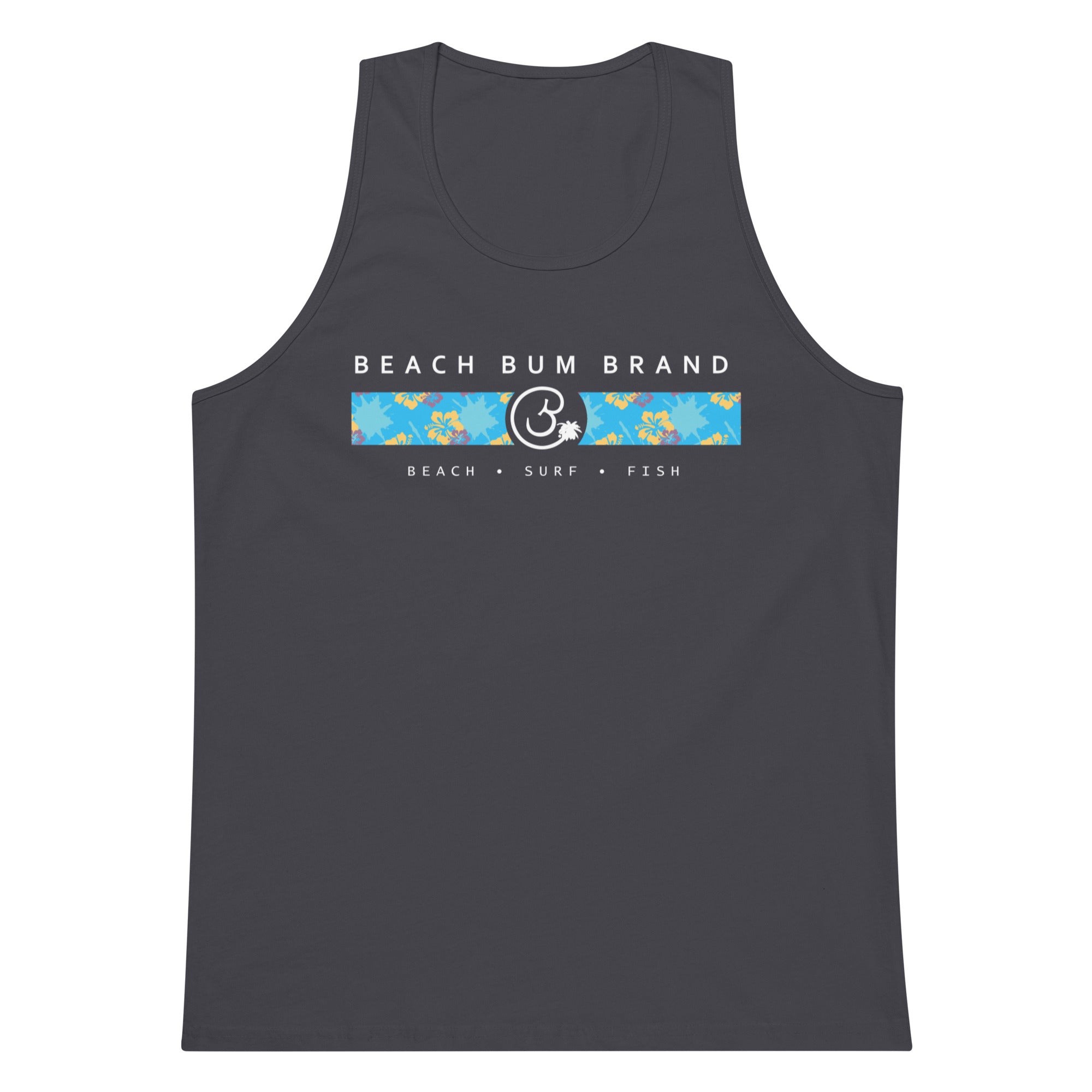 Official Beach Bum Tank- Blue Hibiskus