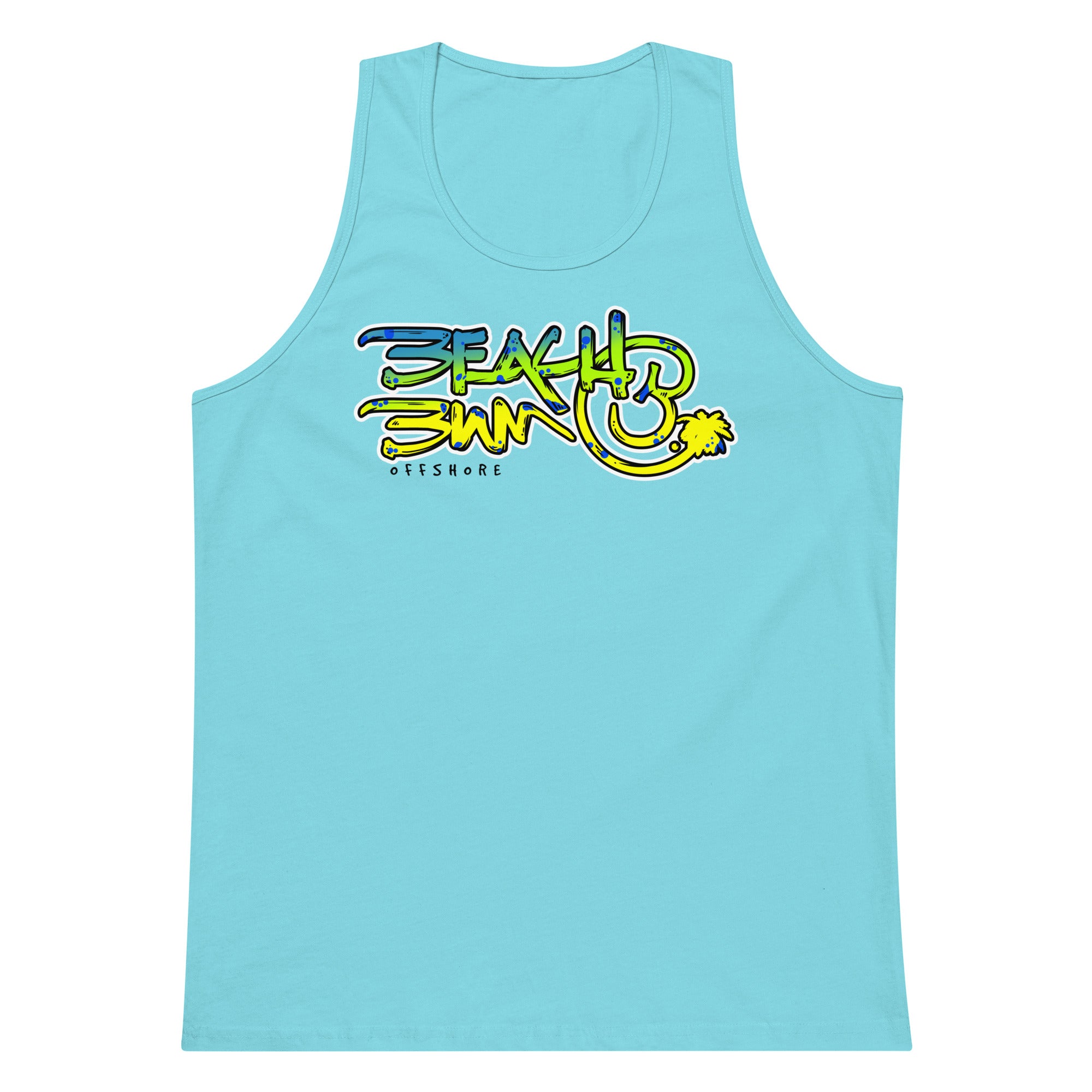 Official Beach Bum Tank- Compact Logo Mahi Offshore