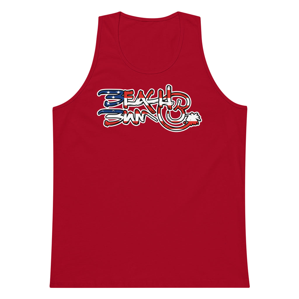 Official Beach Bum Tank- Compact Logo USA