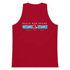 Official Beach Bum Tank- Blue Hibiskus
