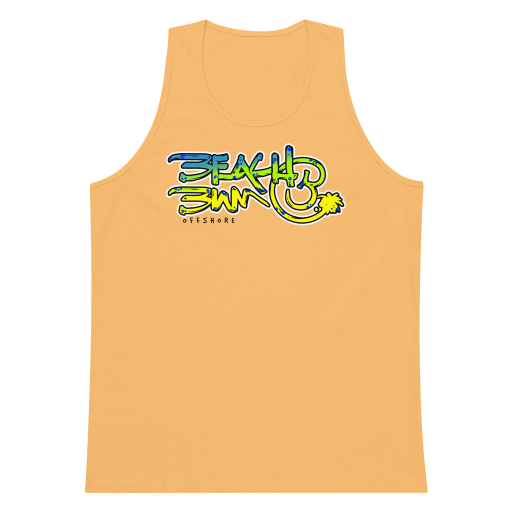 Official Beach Bum Tank- Compact Logo Mahi Offshore