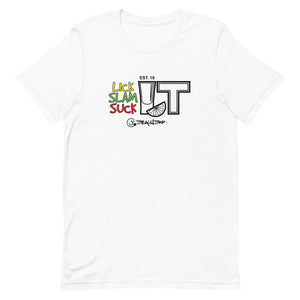 Official Beach Bum Short-Sleeve Unisex T-Shirt- Lick It, Slam It, Suck It