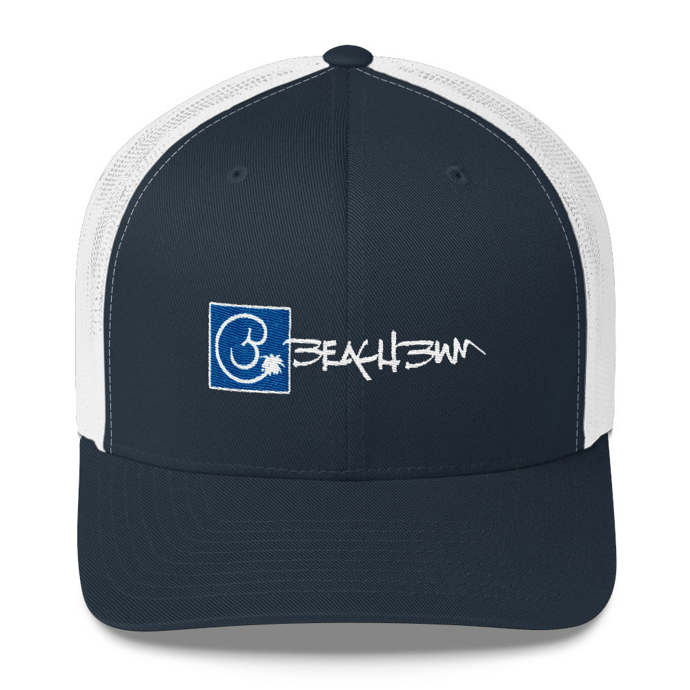 Official Beach Bum Trucker Cap- Square Logo
