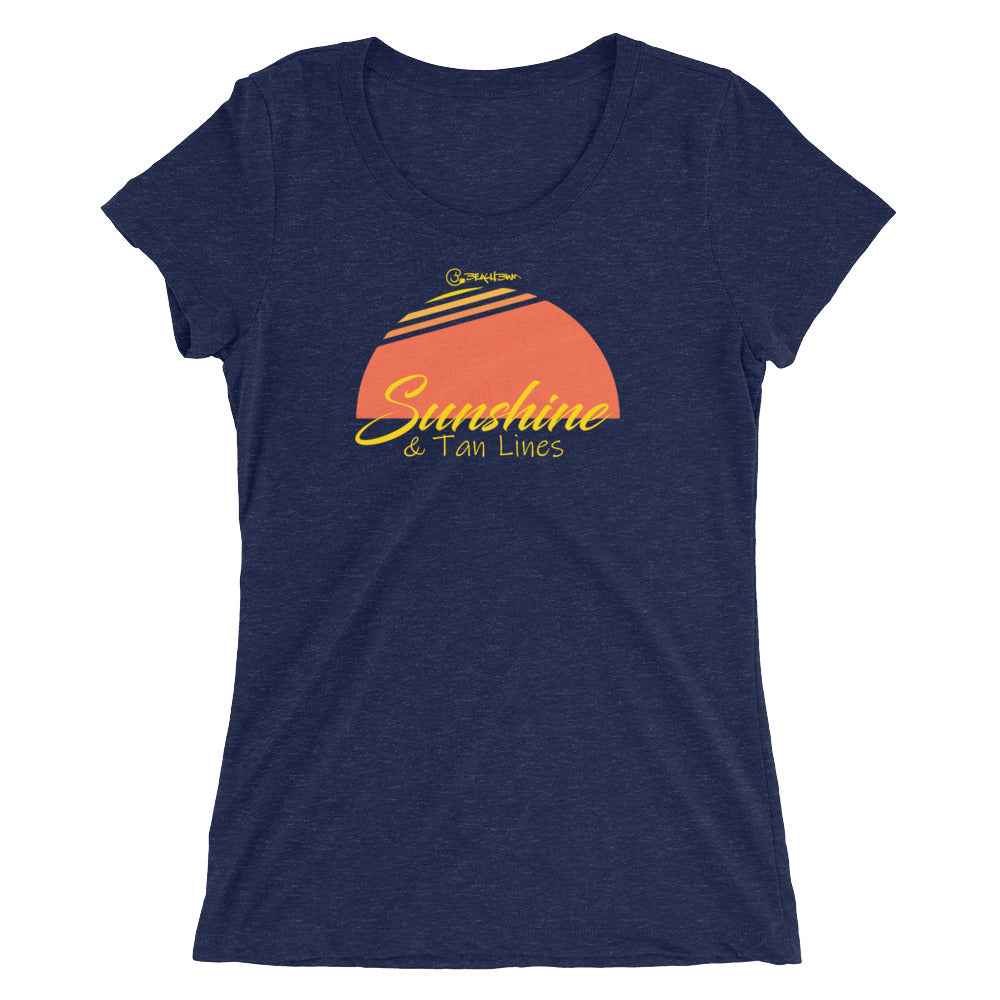 Official Beach Bum Ladies' short sleeve t-shirt- Sunshine & Tan Lines