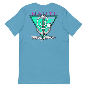 Official Beach Bum Short-Sleeve Unisex T-Shirt- Nauti (Art on Back)