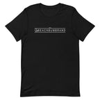 Official Beach Bum Short-Sleeve Unisex T-Shirt- Surf • Beach • Fish Shield (Art on Back)