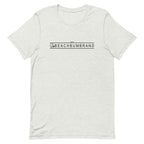 Official Beach Bum Short-Sleeve Unisex T-Shirt- Surf • Beach • Fish Shield (Art on Back)