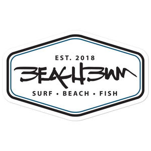 Official Beach Bum Bubble-free stickers- The Beach Badge