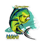 Official Beach Bum Bubble-free stickers- Mean Mahi