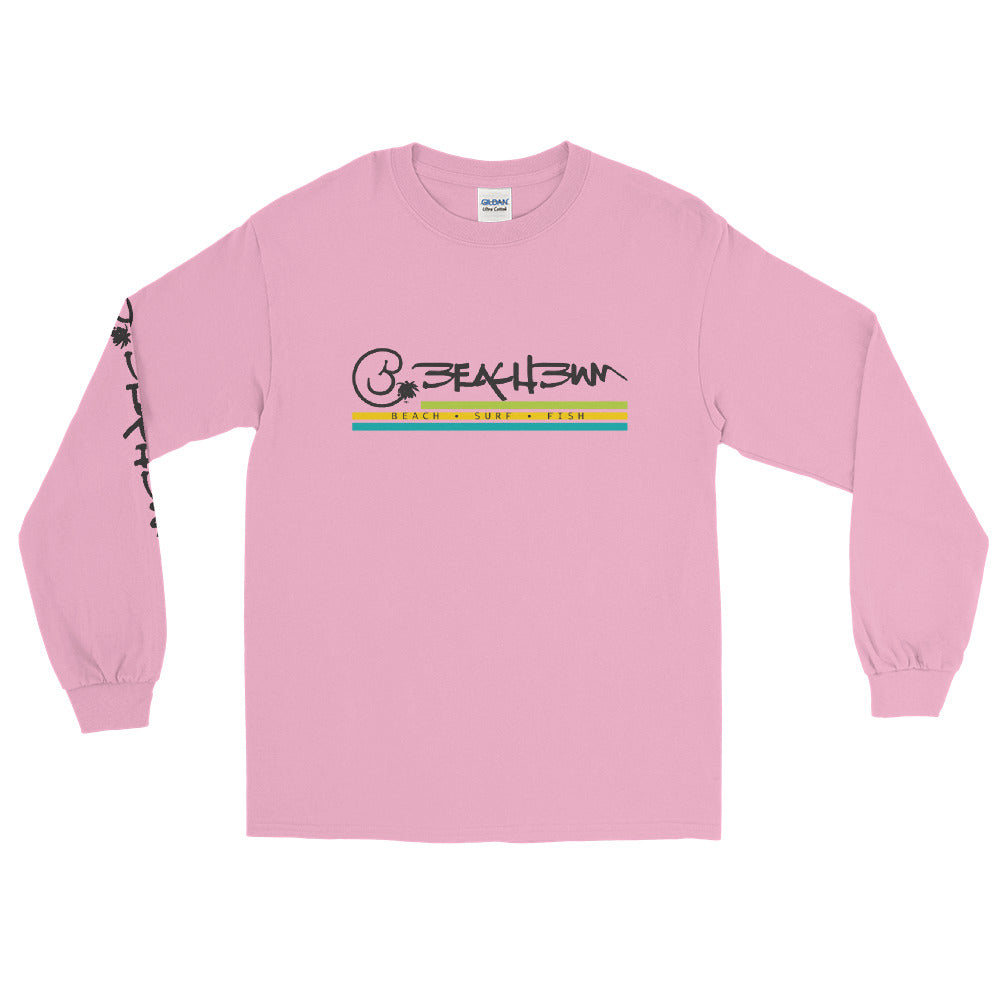Official Beach Bum Men’s Long Sleeve Shirt- Beach • Surf • Fish