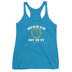 Official Beach Bum Women's Racerback Tank- Mermaid Off Duty