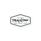 Official Beach Bum Bubble-free stickers- The Beach Badge