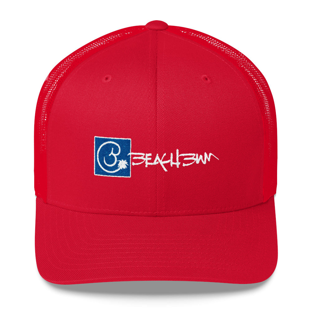 Official Beach Bum Trucker Cap- Square Logo