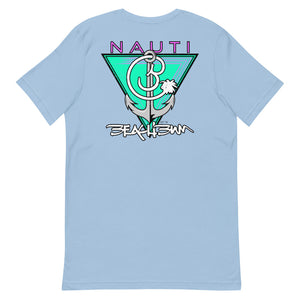 Official Beach Bum Short-Sleeve Unisex T-Shirt- Nauti (Art on Back)