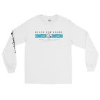Official Beach Bum Long Sleeve T-Shirt- Blue Hibiscus