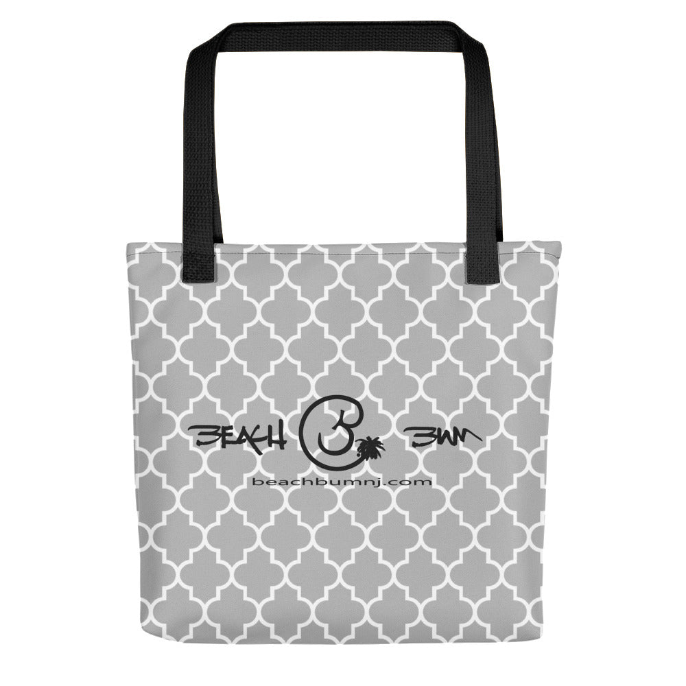 Official Beach Bum Tote Bag- Quatrefoil - Beach Bum Lifestyle Brand~ Gear and Apparel