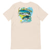 Official Beach Bum Short-Sleeve Unisex T-Shirt- Terrible Tuna (Art on Back)