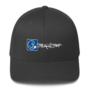 Official Beach Bum Stretch Cap- Square Logo