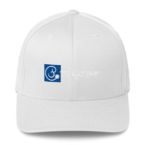 Official Beach Bum Stretch Cap- Square Logo