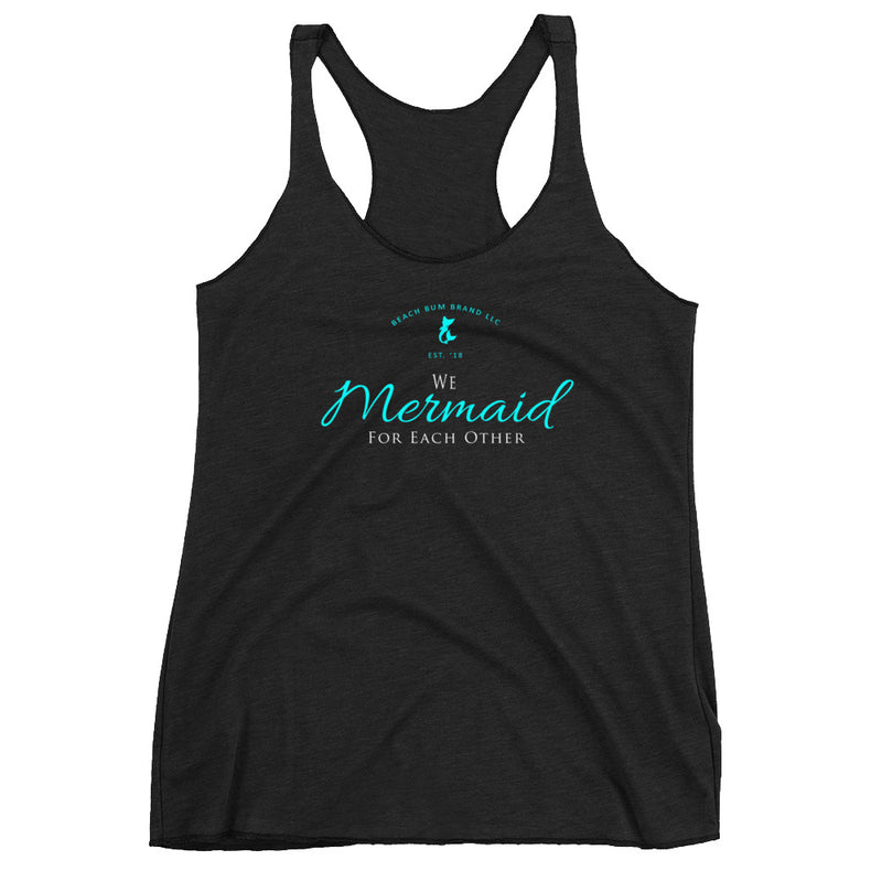 Official Beach Bum Women's Racerback Tank- Mermaid For Each Other