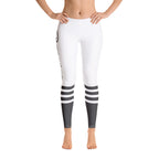 Official Beach Bum Leggings- Grey Stripe