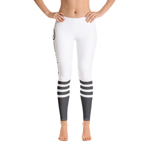 Official Beach Bum Leggings- Grey Stripe