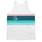 Official Beach Bum Tank- Pastel Blue and White