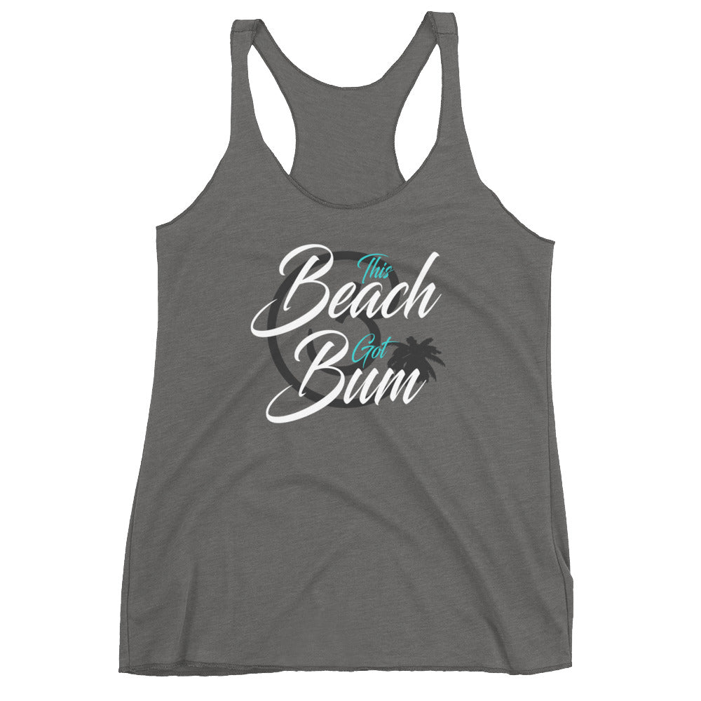 Official Beach Bum Women's Racerback Tank- This Beach Got Bum