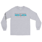 Official Beach Bum Long Sleeve T-Shirt- Blue Hibiscus