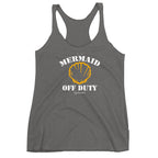 Official Beach Bum Women's Racerback Tank- Mermaid Off Duty