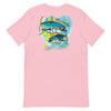 Official Beach Bum Short-Sleeve Unisex T-Shirt- Terrible Tuna (Art on Back)