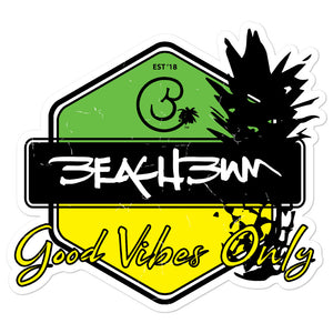 Official Beach Bum Bubble-free stickers- Good Vibes Only