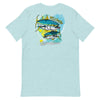 Official Beach Bum Short-Sleeve Unisex T-Shirt- Terrible Tuna (Art on Back)