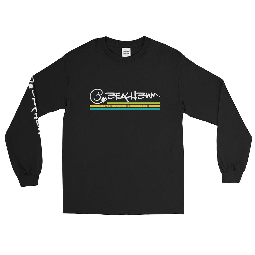 Official Beach Bum Men’s Long Sleeve Shirt- Beach • Surf • Fish