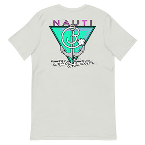 Official Beach Bum Short-Sleeve Unisex T-Shirt- Nauti (Art on Back)