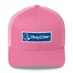 Official Beach Bum Trucker Cap-Blue Logo