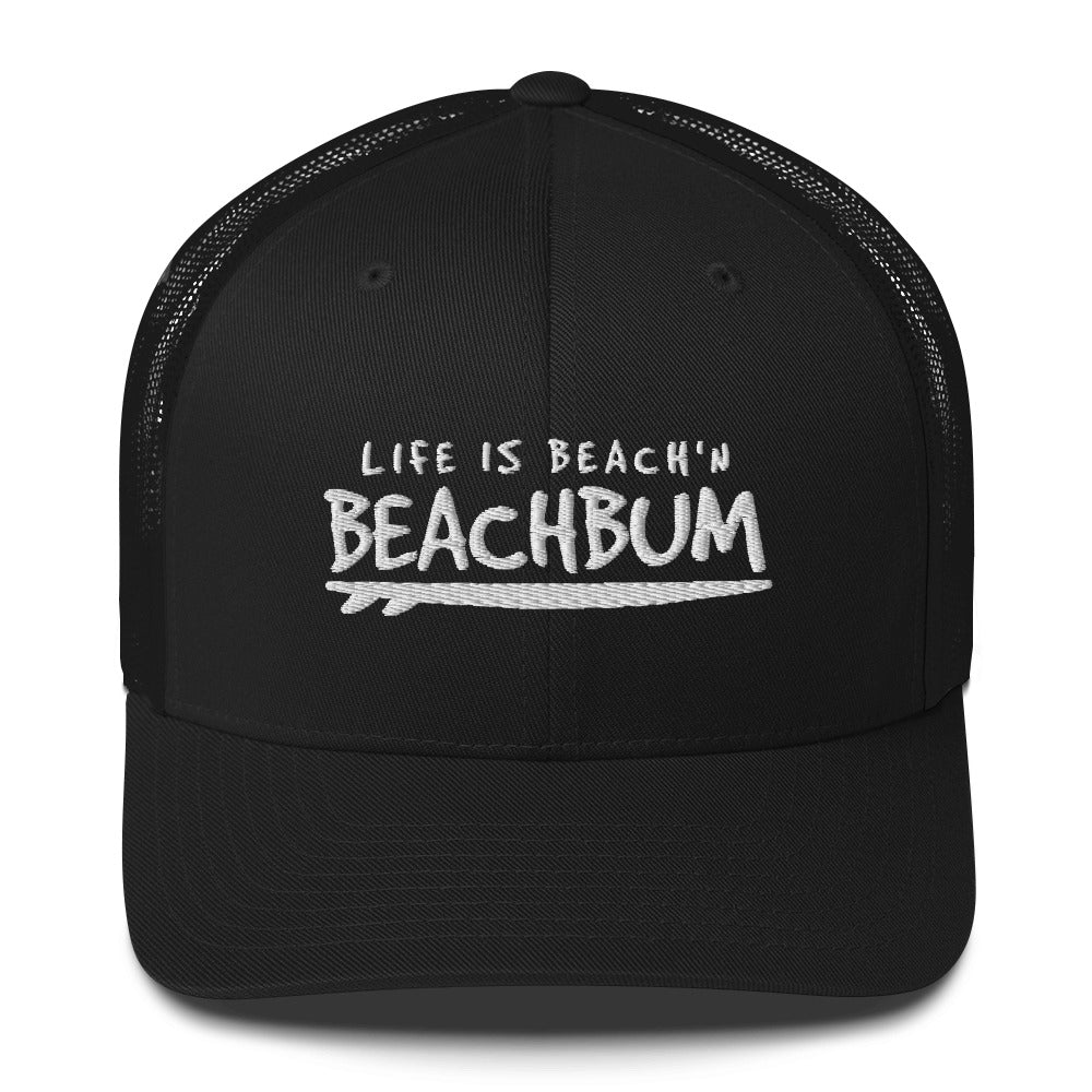Official Beach Bum Trucker Cap- Surf Board